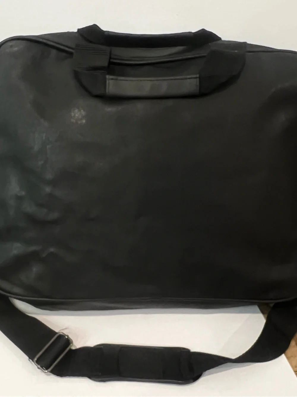 New Nylon Black MSD Extendable Messenger / Laptop Bag / Briefcase